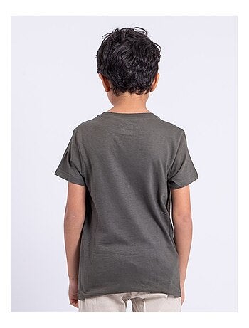 T-shirt manches courtes col rond pur coton NOCTAVIO garçon