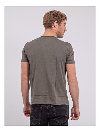 T-shirt manches courtes col rond pur coton noctavio