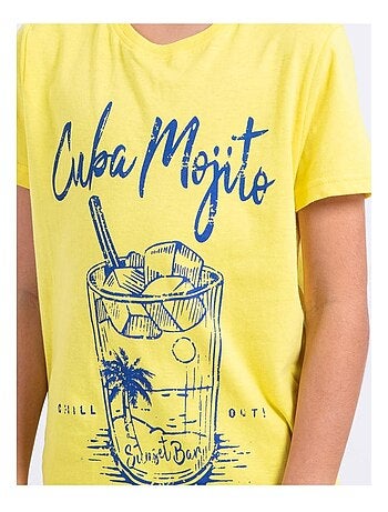T-shirt manches courtes col rond pur coton NOGAN garçon