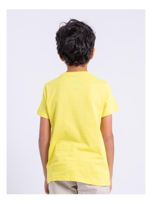 T-shirt manches courtes col rond pur coton NOGAN garçon - Kiabi