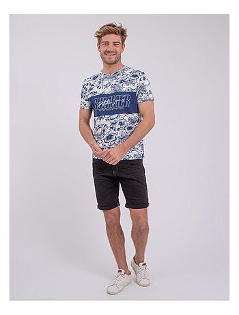 T-shirt manches courtes col rond pur coton NOLIBA