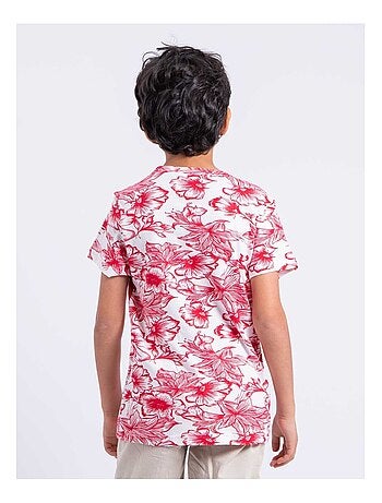 T-shirt manches courtes col rond pur coton NOLIBA garçon