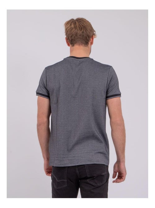 T-shirt manches courtes col rond pur coton NOMIKO - Kiabi