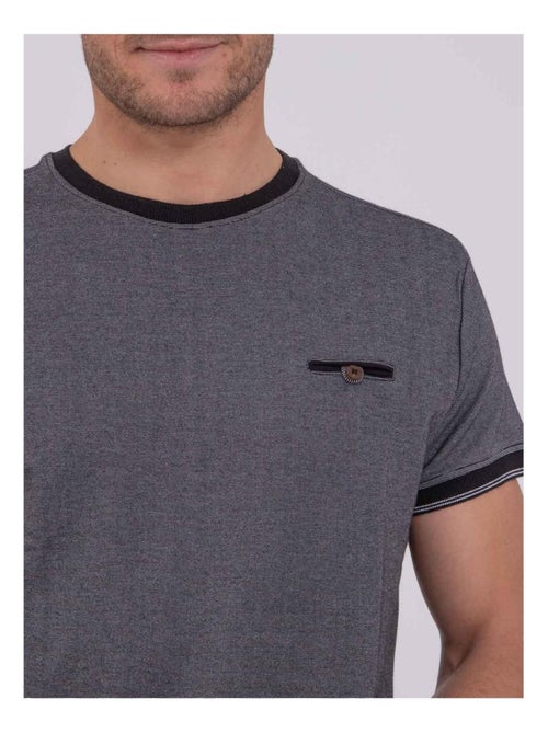 T-shirt manches courtes col rond pur coton NOMIKO - Kiabi