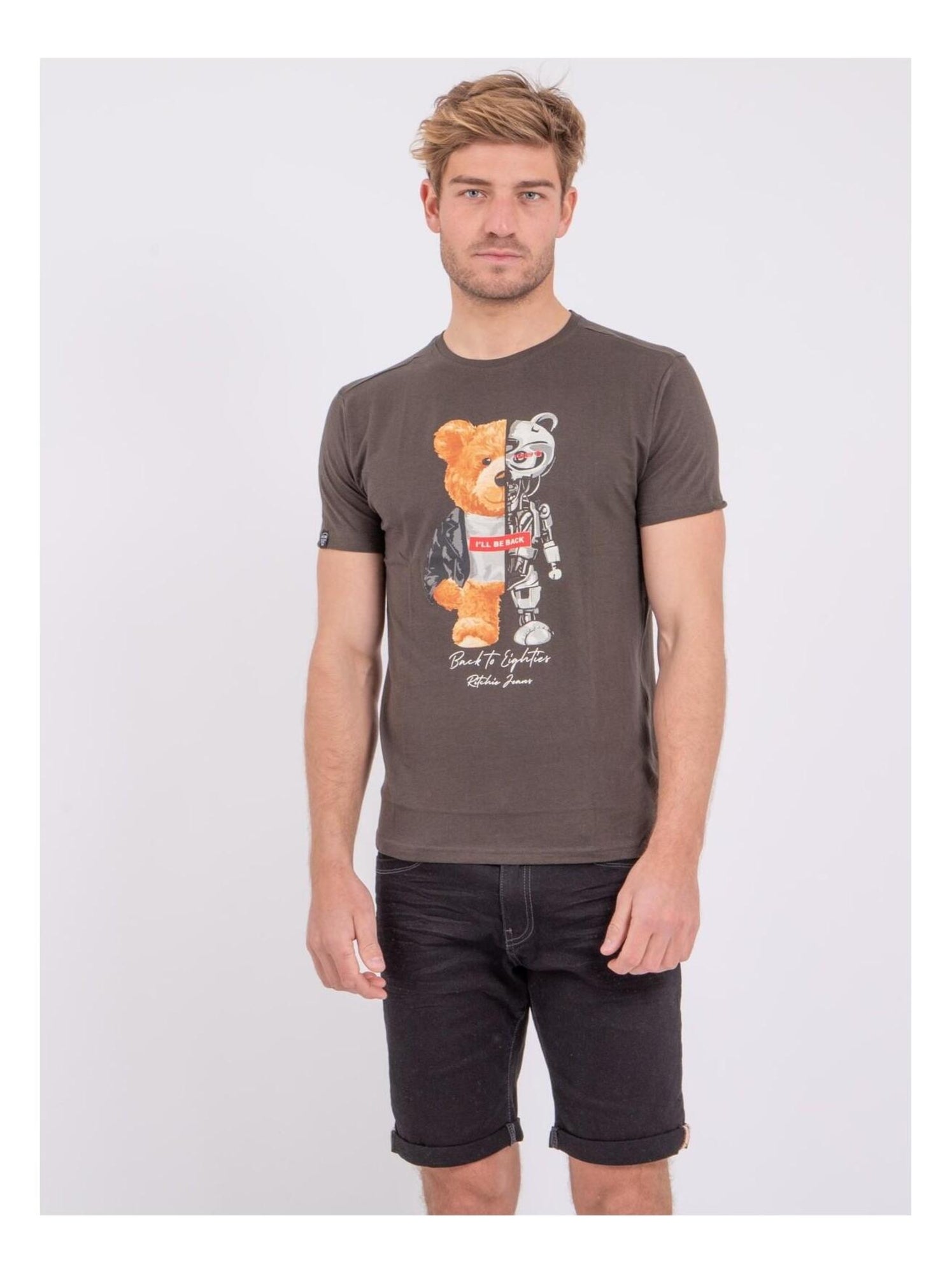 Santiags ESLEM En simili daim frangées, chocolat | Hello Moon Shop