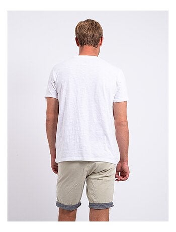 T-shirt manches courtes col rond pur coton NOTELOX