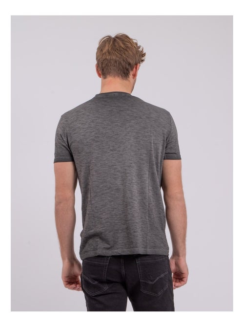 T-shirt manches courtes col rond pur coton NOUMARTY - Kiabi