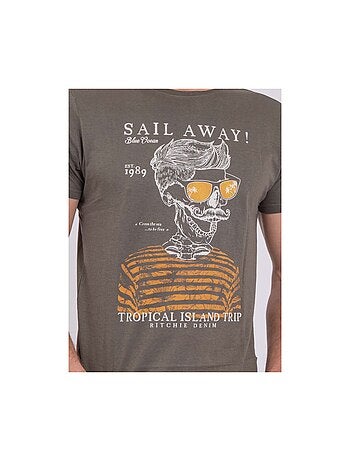 T-shirt manches courtes col rond pur coton NOUMICK