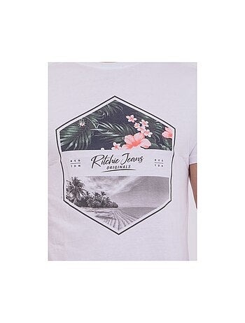 T-shirt manches courtes col rond pur coton NUMADOC