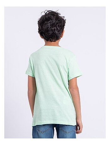 T-shirt manches courtes col rond pur coton NUMADOC garçon