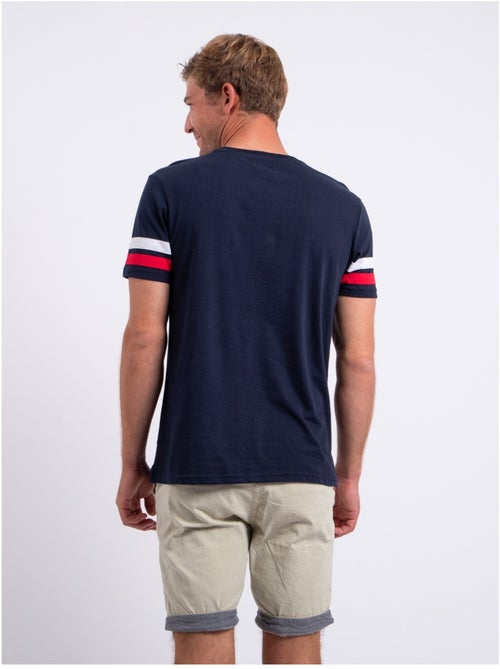 T-shirt manches courtes col rond pur coton NUMARC - Kiabi