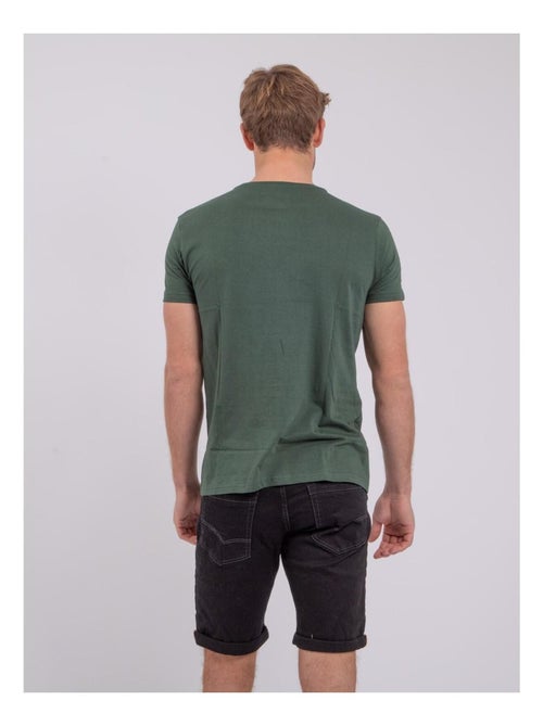 T-shirt manches courtes col rond pur coton NUMATIS - Kiabi