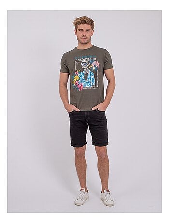 T-shirt manches courtes col rond pur coton NUMILAN