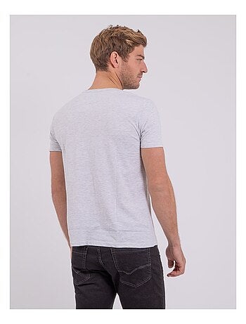 T-shirt manches courtes col rond pur coton NUPLATON