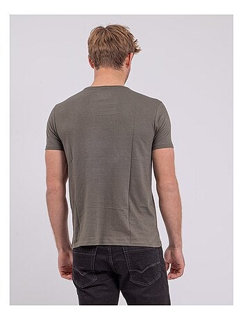 T-shirt manches courtes col rond pur coton NUPLATON