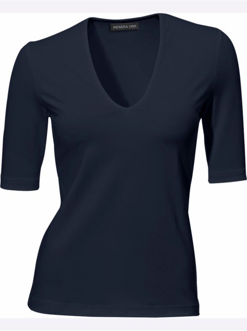 T-shirt Manches Courtes Col V - Taille Standard - Helline - Kiabi