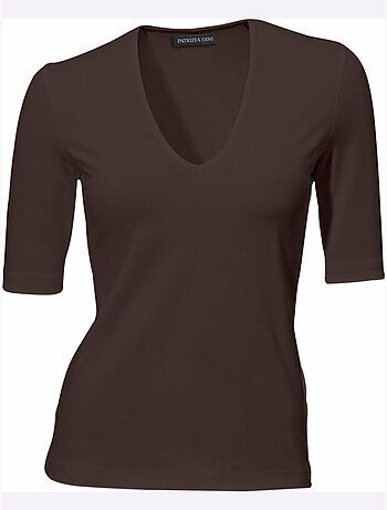T-shirt Manches Courtes Col V - Taille Standard - Helline