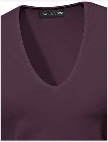 T-shirt Manches Courtes Col V - Taille Standard - Helline