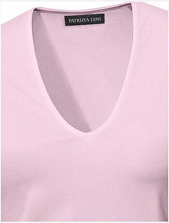 T-shirt Manches Courtes Col V - Taille Standard - Helline