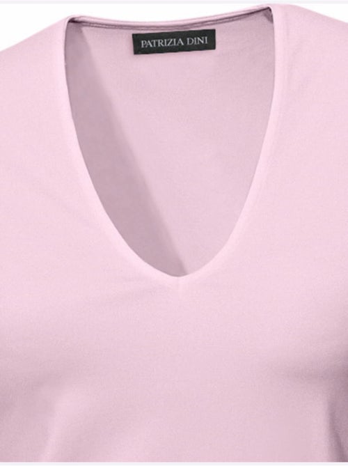 T-shirt Manches Courtes Col V - Taille Standard - Helline - Kiabi