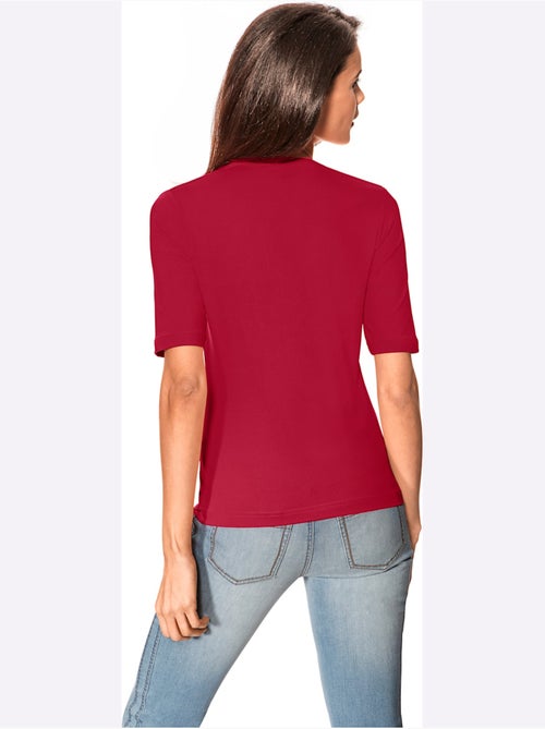 T-shirt Manches Courtes Col V - Taille Standard - Helline - Kiabi T-shirt Manches Courtes Col V - Taille Standard - Helline - Kiabi