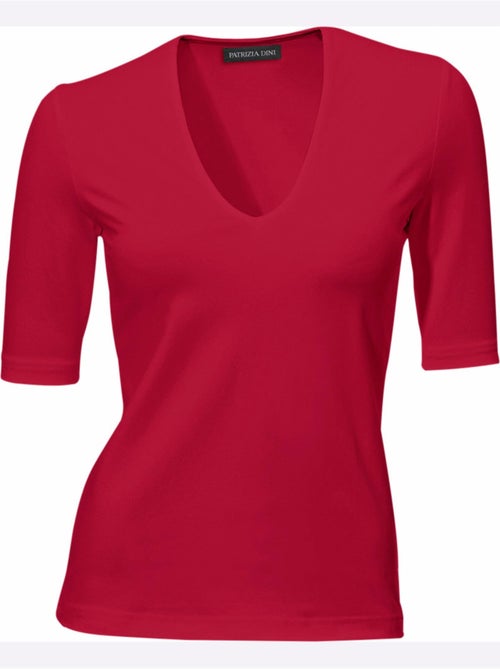 T-shirt Manches Courtes Col V - Taille Standard - Helline - Kiabi T-shirt Manches Courtes Col V - Taille Standard - Helline - Kiabi
