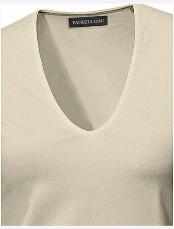 T-shirt Manches Courtes Col V - Taille Standard - Helline