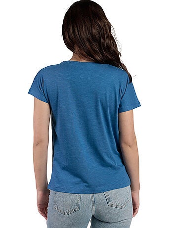 T-shirt manches courtes col V Mexico