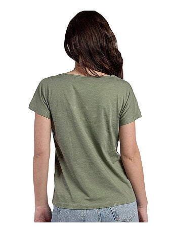 T-shirt manches courtes col V Mexico