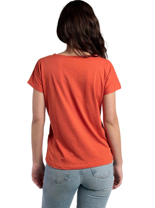 T-shirt manches courtes col V Mexico - Kiabi