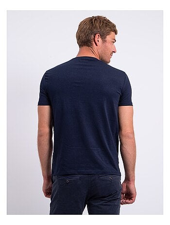 T-shirt manches courtes col V pur coton NERIJ