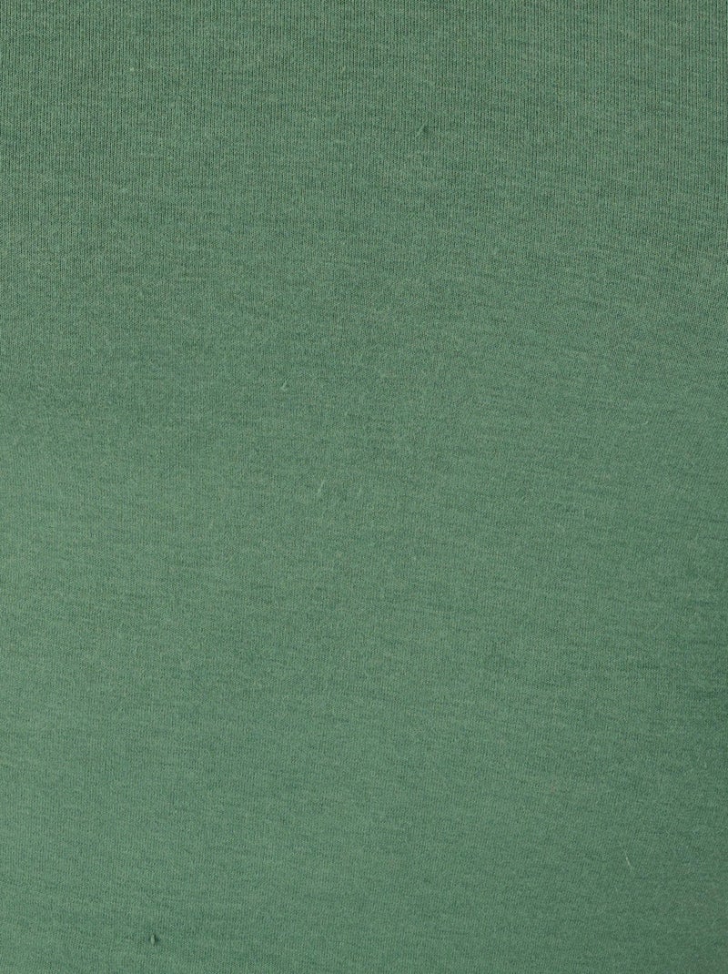 T-shirt manches courtes col V Thermolactyl Sensitive - Damart Vert - Kiabi