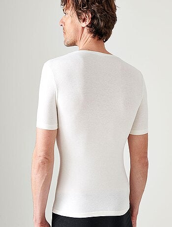 T-shirt manches courtes col V Thermolactyl Sensitive thermique - Damart
