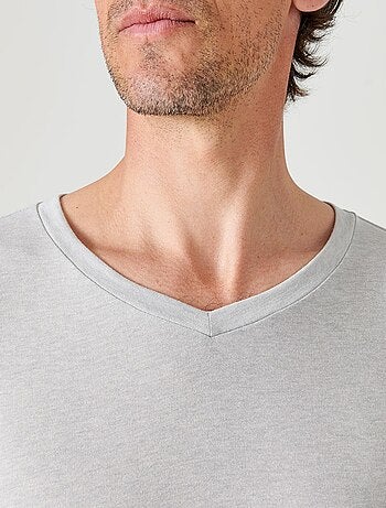 T-shirt manches courtes col V Thermolactyl Sensitive thermique - Damart