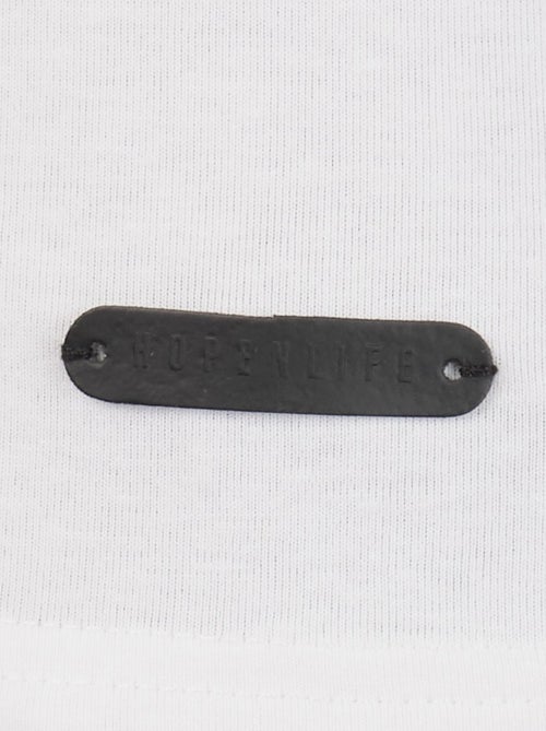 T-shirt manches courtes col V uni - Kiabi