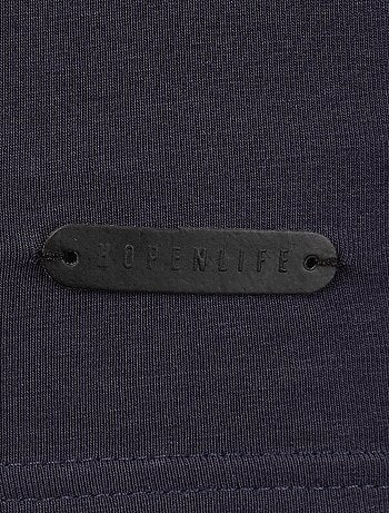 T-shirt manches courtes col V uni