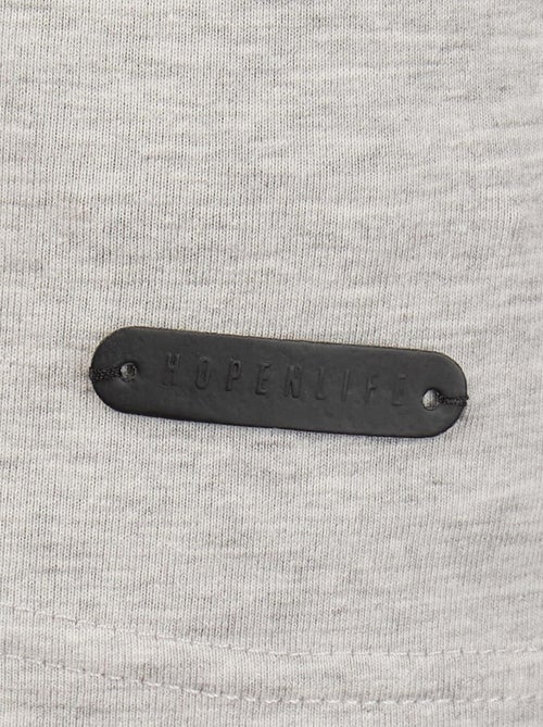 T-shirt manches courtes col V uni - Kiabi