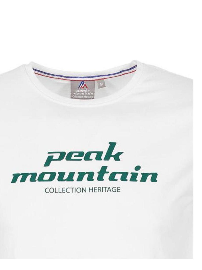 T-shirt manches courtes   COSMO - PEAK MOUNTAIN Blanc - Kiabi