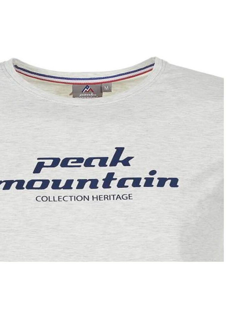 T-shirt manches courtes   COSMO - PEAK MOUNTAIN Gris - Kiabi