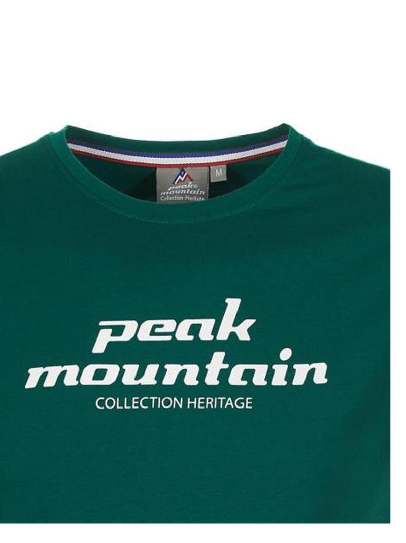 T-shirt manches courtes   COSMO - PEAK MOUNTAIN Vert - Kiabi