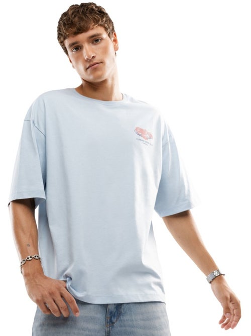 T-shirt manches courtes coton bio homme lifestyle homme lobster light - Kiabi T-shirt manches courtes coton bio homme lifestyle homme lobster light - Kiabi
