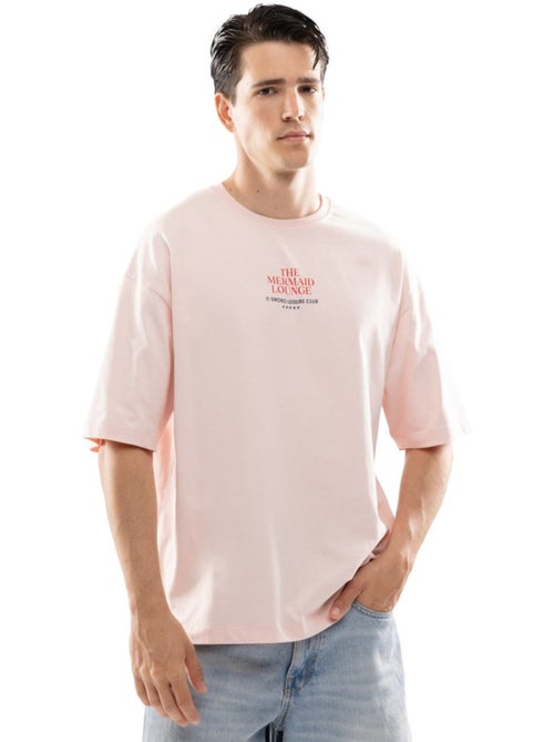 T-shirt manches courtes coton bio homme lifestyle homme naiad - Kiabi