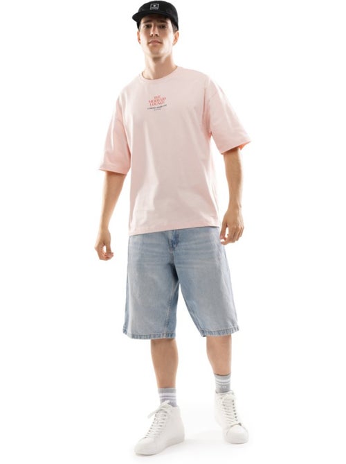 T-shirt manches courtes coton bio homme lifestyle homme naiad - Kiabi