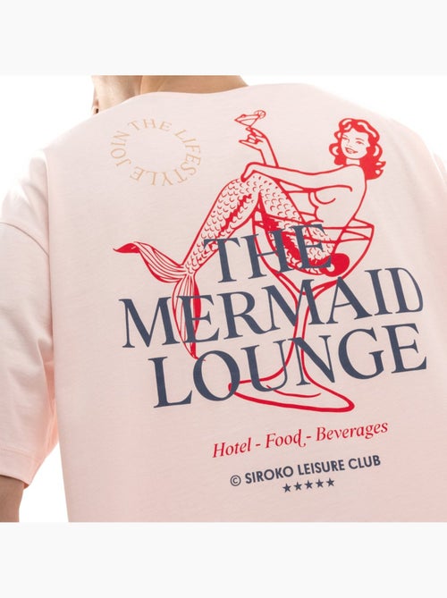 T-shirt manches courtes coton bio homme lifestyle homme naiad - Kiabi