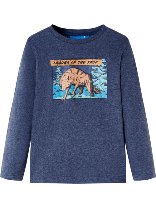 T-shirt manches courtes coton encolure ronde avec imprimé animal - vidaxl - Kiabi T-shirt manches courtes coton encolure ronde avec imprimé animal - vidaxl - Kiabi