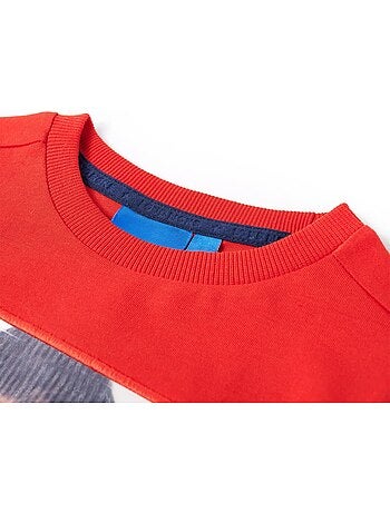 T-shirt manches courtes coton enfant col rond imprimé animal - vidaxl