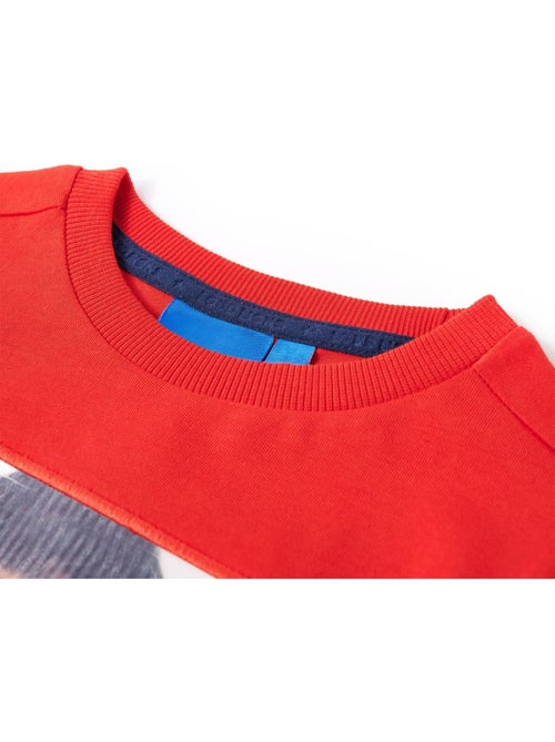 T-shirt manches courtes coton enfant col rond imprimé animal - vidaxl - Kiabi T-shirt manches courtes coton enfant col rond imprimé animal - vidaxl - Kiabi