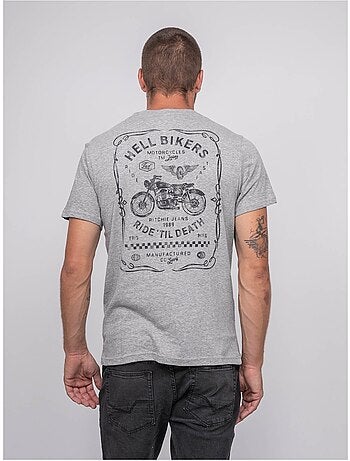 T-shirt manches courtes coton imprimé jopatriot