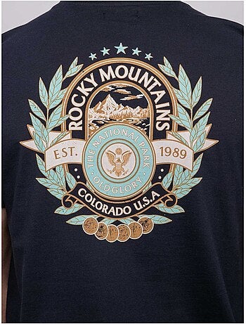 T shirt manches courtes coton motif dos jargus