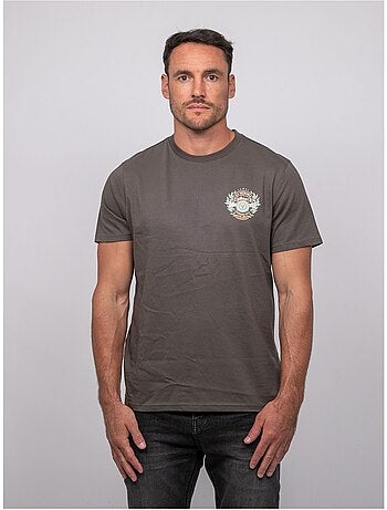 T shirt manches courtes coton motif dos jargus